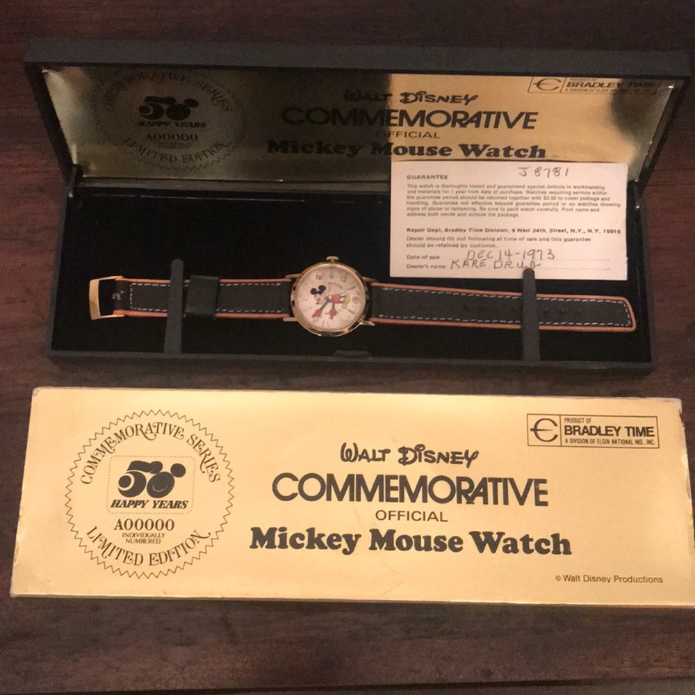 Bradley Mickey Mouse Watch